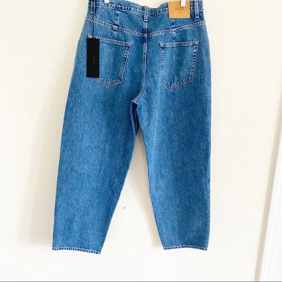 Anthropologie Edwin Blake Relaxed Pleated Jeans Mom 90s Retro