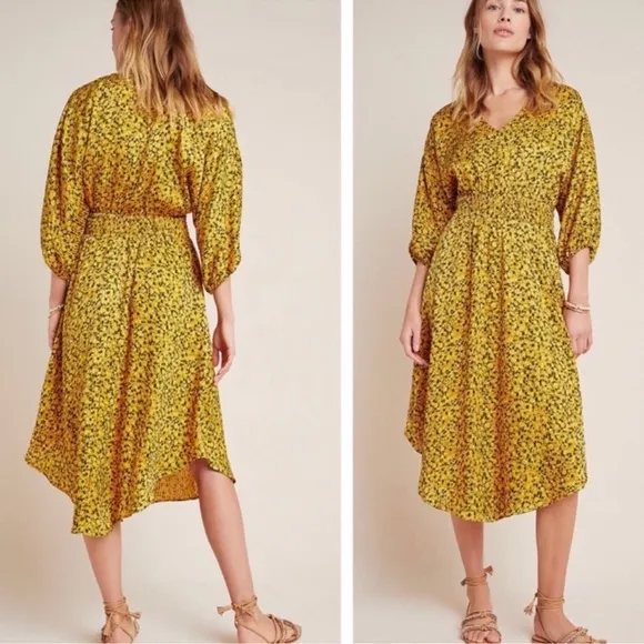 Anthropologie Marigold Midi Dress // Size M
