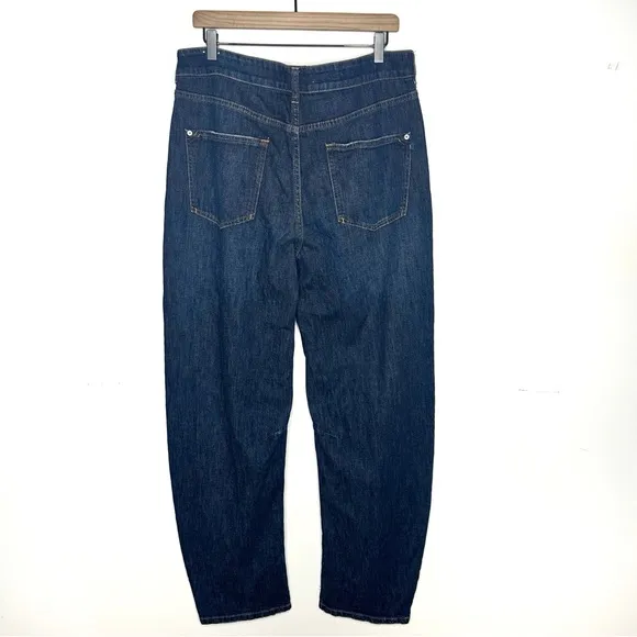 Anthropologie Pilcro The Bow Boyfriend  Barrel Jeans Size 31 Tall