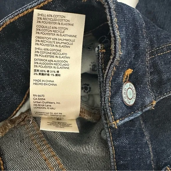 Anthropologie Pilcro The Bow Boyfriend  Barrel Jeans Size 31 Tall
