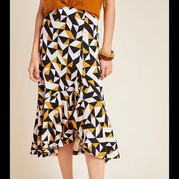 Anthropologie Tanya Knit Midi Skirt XSmall
