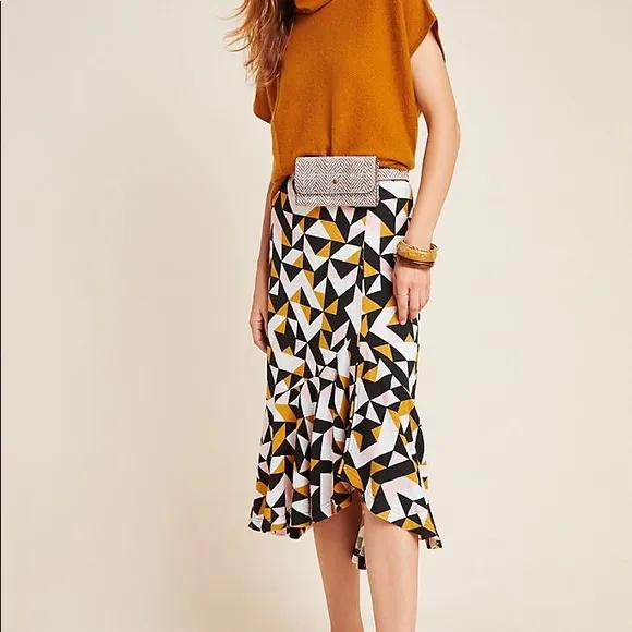 Anthropologie Tanya Knit Midi Skirt XSmall