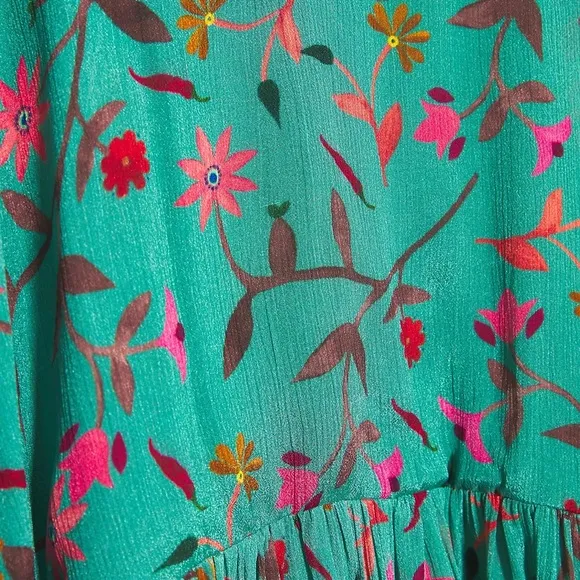 Anthropologie x Guapa Layla Puff long Sleeve Mini Dress size L