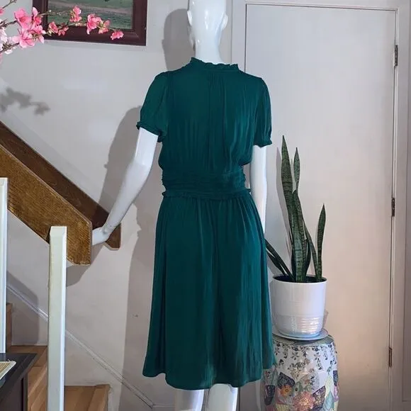 ANTHROPOLOGIE Merida Smocked Mini Dress