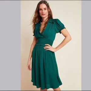 ANTHROPOLOGIE Merida Smocked Mini Dress