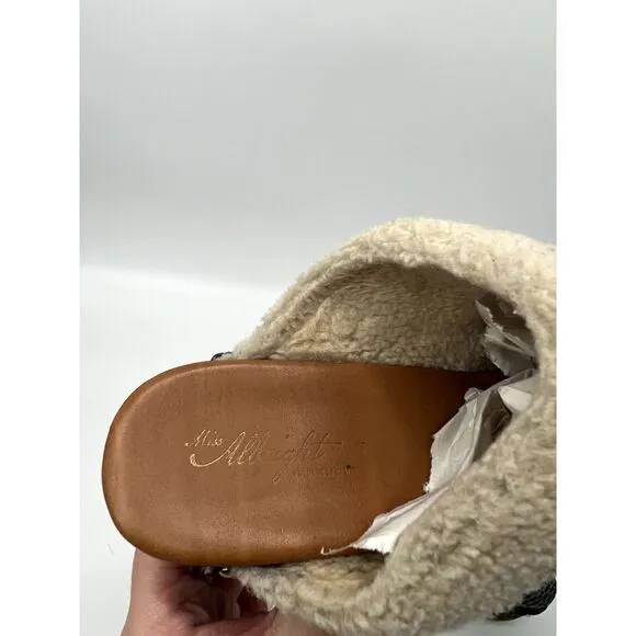ANTHROPOLOGIE Miss Albright TERRESTRIAL Clogs Mules Suede Heel (US 8.5) 39