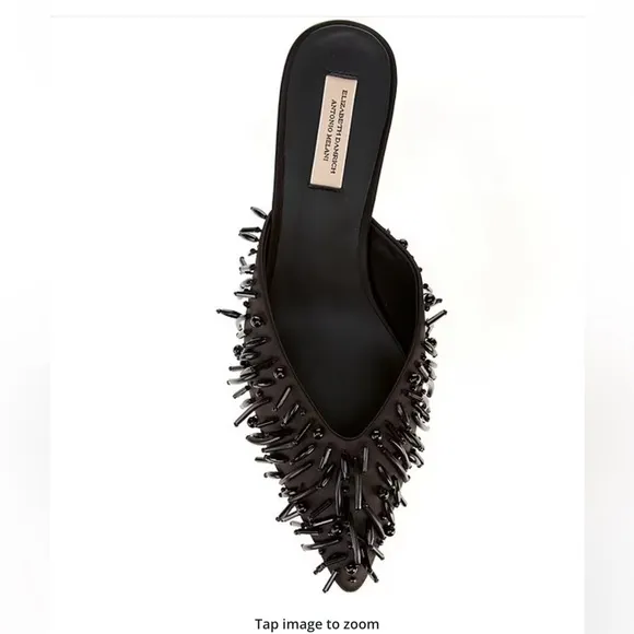 Antonio Melani x Elizabeth Damrich Babe Satin Mules