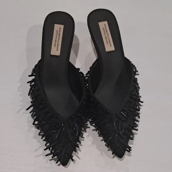 Antonio Melanix Elizabeth Damrich Babe Satin Mules