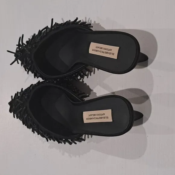 Antonio Melanix Elizabeth Damrich Babe Satin Mules