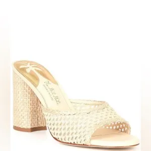 Antonio Melanix The Nat Note Riviera Woven Metallic Slip-On Mules