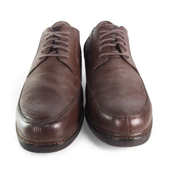 Apex Lexington Moc Toe Dress Oxfords Brown Leather LT910M Men's 12 XW