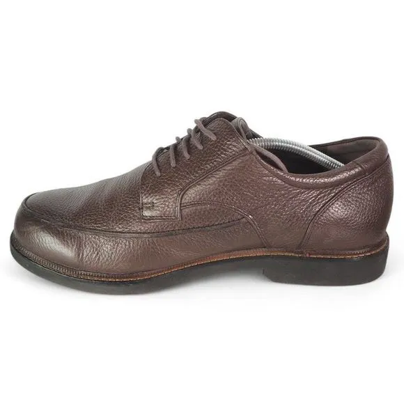 Apex Lexington Moc Toe Dress Oxfords Brown Leather LT910M Men's 12 XW