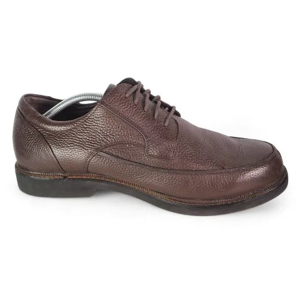 Apex Lexington Moc Toe Dress Oxfords Brown Leather LT910M Men's 12 XW