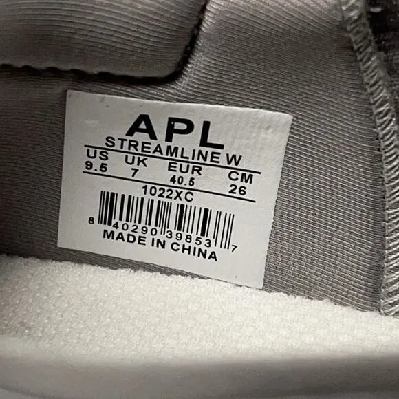 APL Athletic Propulsion Labs Womens 9.5 Streamline Running Shoes Gray $320 NEW!