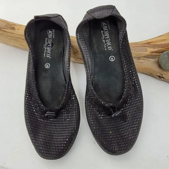 Arcopedico L14 black diamond slip ons