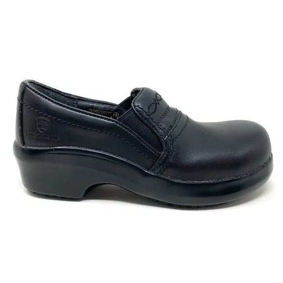 Ariat 10011976 Womens Expert Safety SD Composite Toe Clog Black WIDE