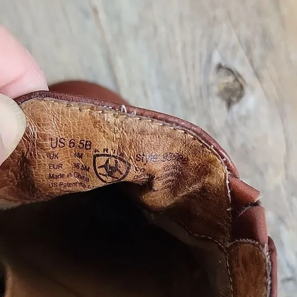 Ariat Del Mar brown leather clogs Size 6.5