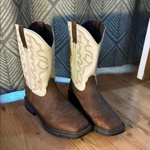 Ariat Men's WorkHog Wide Square Toe Waterproof Work Boot