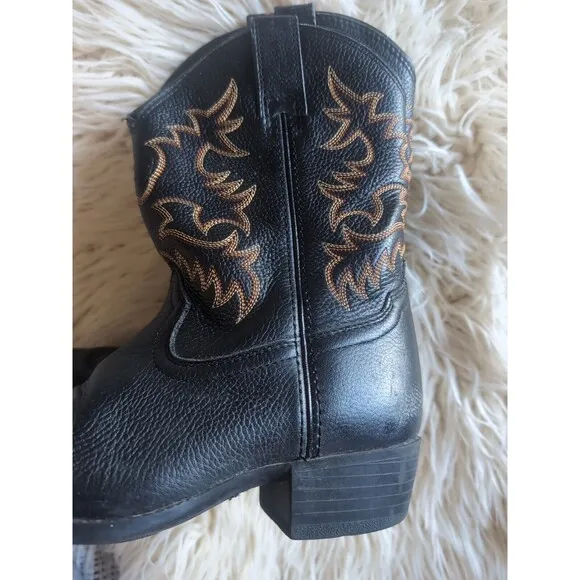 Ariat Youth Boys Girls Tycoom Cowboy Western Boot Black style US 13.5/7.6&quot; Point