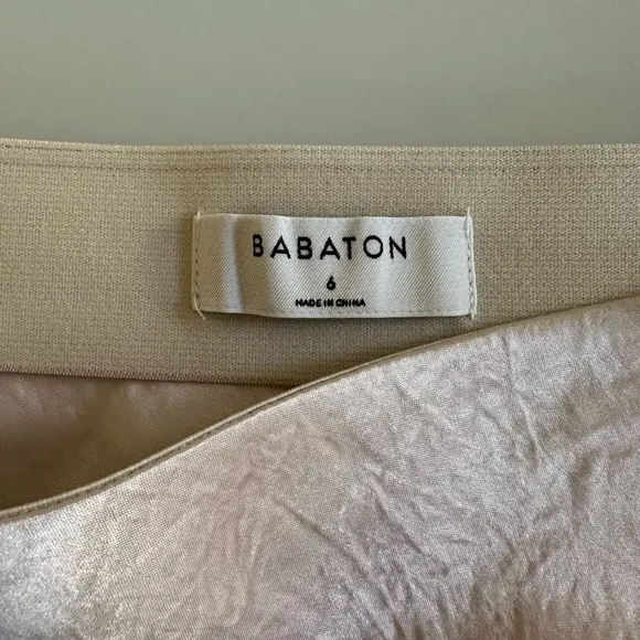 Aritzia Babaton Silky Blush Slip Skirt size 6