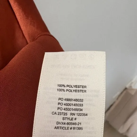 Aritzia Wilfred Mini Only Slip Dress Rustwood Terracotta Size Medium