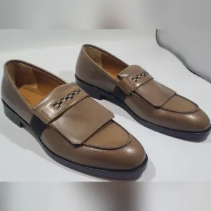 ARMANDO CABRAL BISSAU Slip-on Loafer Size 46 US 13 Color:Cinza Quente