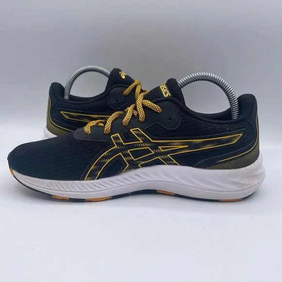 Asics Gel Excite 9 Road Running Shoes Active Athletic Black Yellow Mens 7