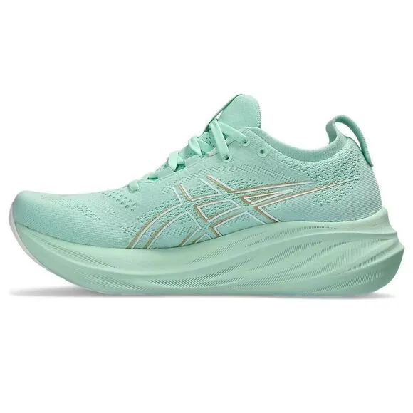 Asics Gel-Nimbus 26 1012B601-300 Sneakers Women's Mint Tint Running Shoes FD619