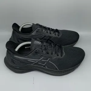 Asics GT 2000 12 Triple Black Running Shoes 1012B506 Women's Sz 11