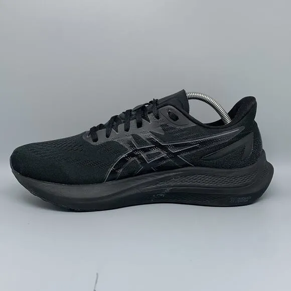 Asics GT 2000 12 Triple Black Running Shoes 1012B506 Women's Sz 11
