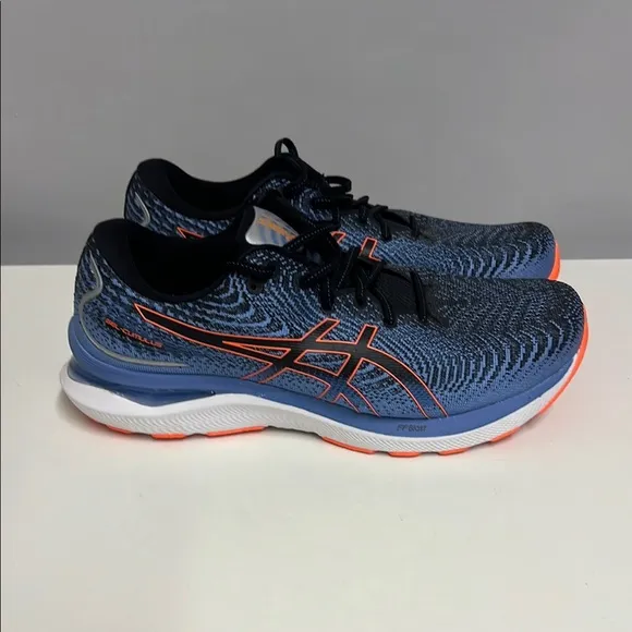 ASICS Men's Running Shoes - Blue and Orange (12)