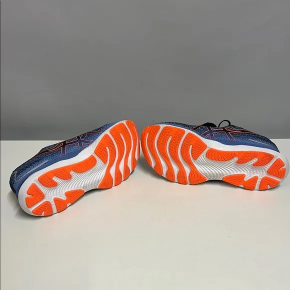 ASICS Men's Running Shoes - Blue and Orange (12)