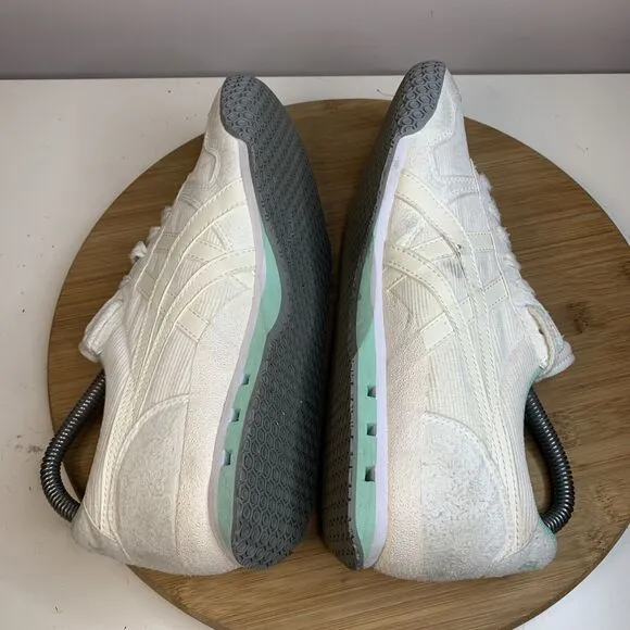 Asics Onitsuka Tiger Ultimate 81 Womens Size 8.5 Running Shoes White Teal