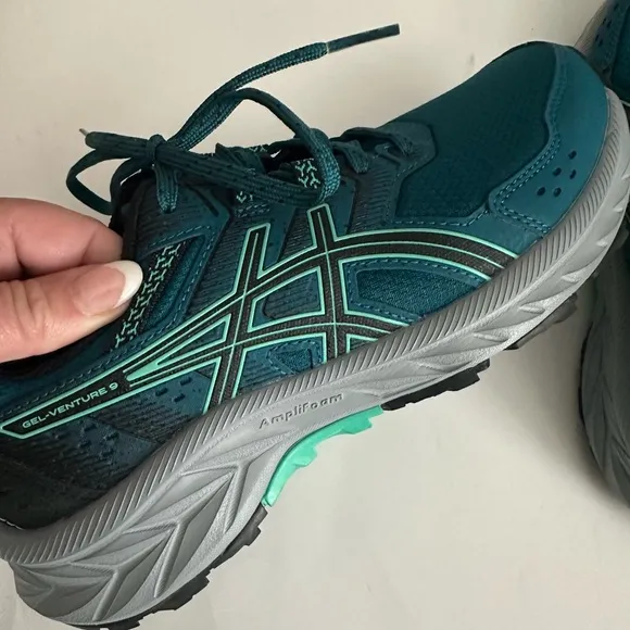 ASICS Ortholite Teal Running Shoes New W/O box