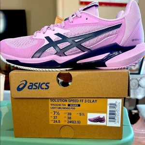 ASICS Purple Athletic Shoes Streamlined Performance