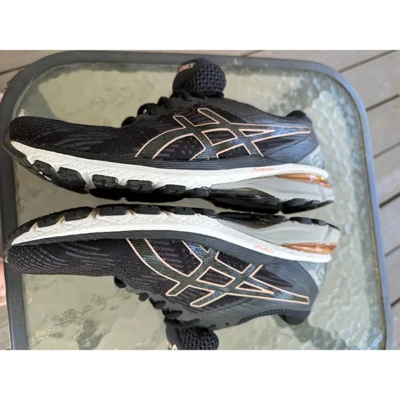 Asics Running Shoes GT-2000 9 Knit Performance Athletic Black 7.5