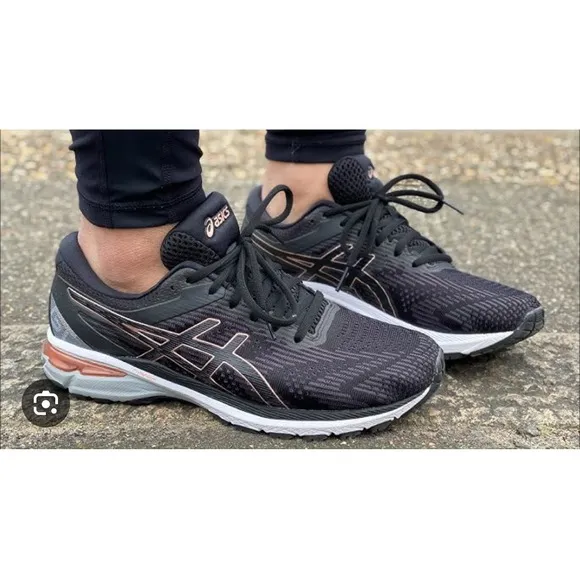 Asics Running Shoes GT-2000 9 Knit Performance Athletic Black 7.5