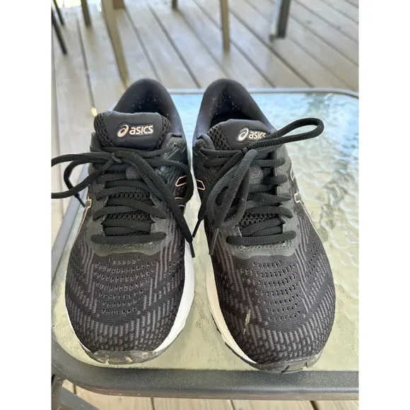 Asics Running Shoes GT-2000 9 Knit Performance Athletic Black 7.5