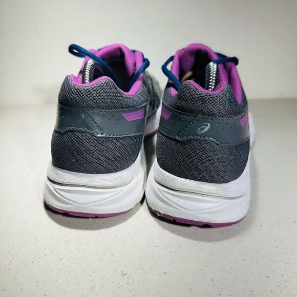 Asics Womens Gel Contend 4 T765N Gray Running Shoes Sneakers Size 8