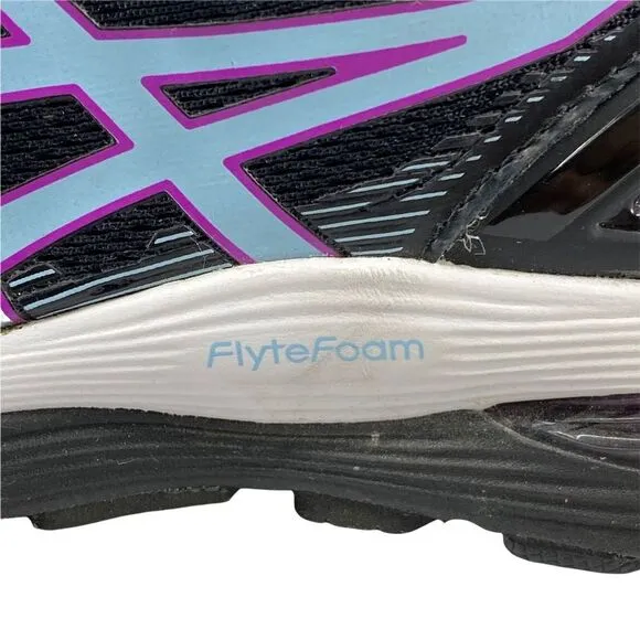 Asics Womens Gel Nimbus 21 Running Shoes Multicolor 1012A551 Lace Up Mesh 7M