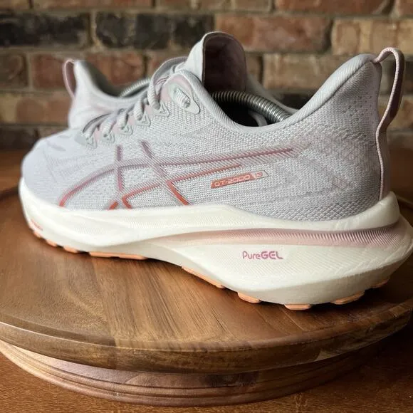 Asics Womens GT 2000 13 1012B666 Gray Road Running Shoes Sneakers Size 8.5