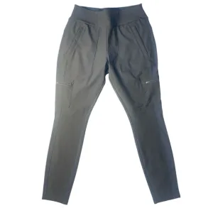 Athleta Headlands Hybrid Cargo Pants Size 8 Black Stretch Utility Leggings