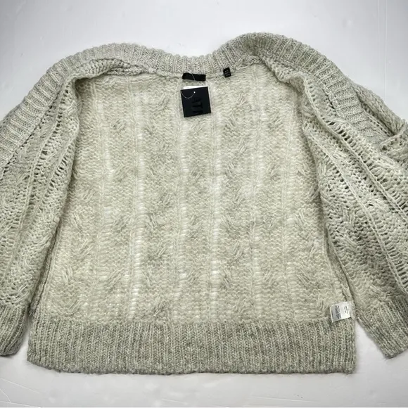 ATM Cable-Knit Cardigan sweater, NWT, S