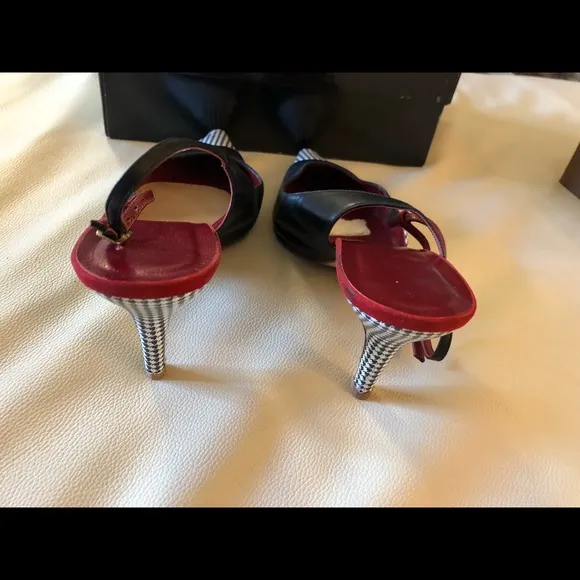 Authentic Dolce &amp; Gabbana slingback leather heels