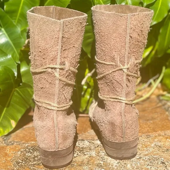Authentic Holland Leather Boot Clogs