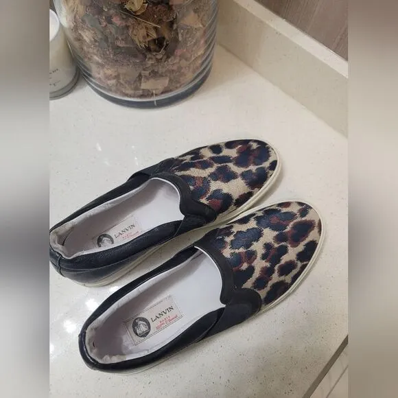 Authentic Lanvin slip on sneakers, size 40