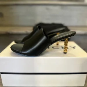 Authentic NWB Givenchy Cube Heel Mules