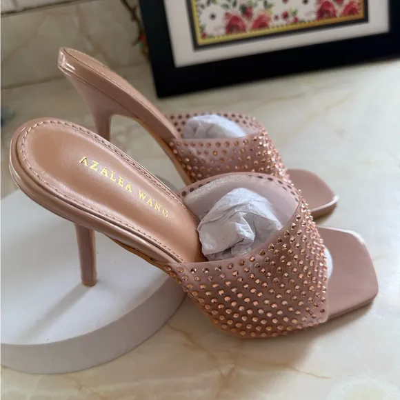 Azalea Wang Nude Mules
