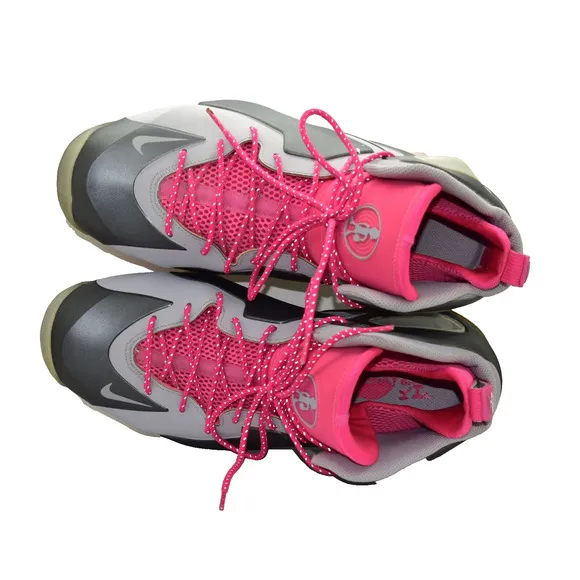 B6 Auth NIKE Lil Penny Posite Gry Hyper Pink Basketball Shoes 630999-001 Size 11