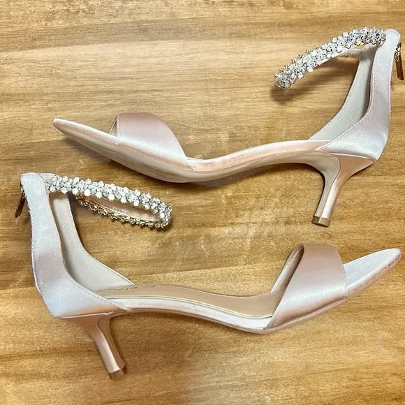 Badgley Mischka Rhinestone Heels